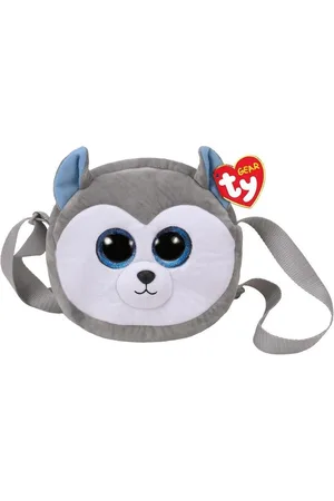 TY Pluchen - Schoudertas - Husky- Gear - Slush - 2,7 Liter /grijs