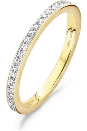 Blush Ring 1119BZI - Geel en Wit (14Krt.) met Zirconia
