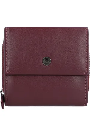 Greenburry Sponsachtig portefeuille leer 10,5 cm