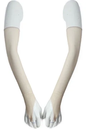 Merkloos Handschoenen Panty stof mesh onesize Sexy Lange Elastische handschoen