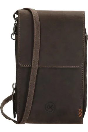 Hide & Stitches Idaho Telefoontasje - - 100% Leer