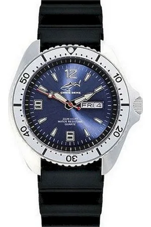 Chris Benz CBO-B-KB-SI - Duikhorloges - Quartz - Analoog