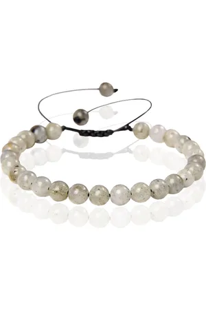 Memphis No.2 Natuursteen Armband Dames - 6mm Flash Stone