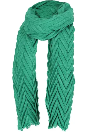 sarlini Langwerpige Woven Plisse Sjaal