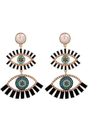Margot Bardot Kia Eye Oorbellen Black