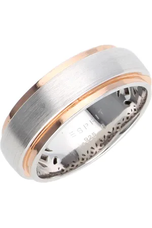 ESPRIT Ring bicolor zilver rosé - 17.00 mm (53)