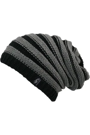 Chillouts Beanie muts Brian striped lengte 32 cm