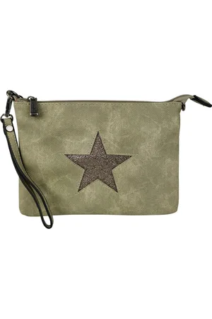 Merkloos Crossbody clutch ster Mandoline