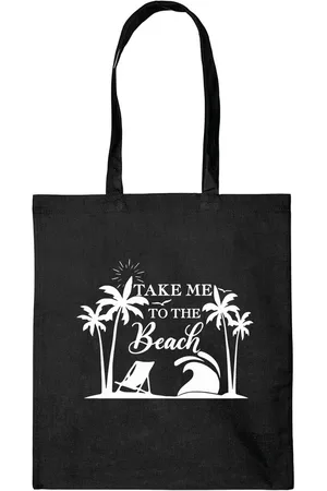 Merkloos Zomer tas - Take me to the beach