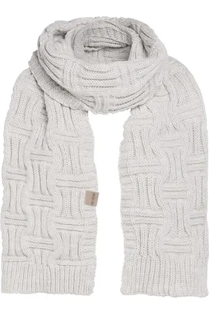 Knit Factory Bobby Gebreide Sjaal Dames & Heren - Herfst- & Wintersjaal - Grof gebreid - Langwerpige sjaal - Wollen Sjaal - Dames sjaal - Heren sjaal - Unisex - - 200x30 cm