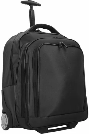 Dermata Trolley Rugzak Nylon 3444NY Zwart