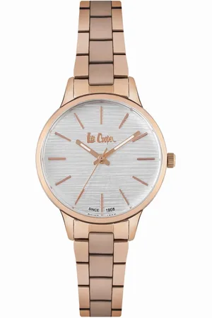 Lee LC06795.430 - Horloge - Analoog - Dames - Vrouwen - stalen band - Rosékleurig