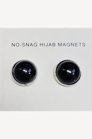 Fako Bijoux® 2x Magnetische Broche Parel Acryl - Magneetbroche - Hoofddoek Magneet - Sjaal - Hijab Accessoires- Abaya - 16mm - 2 Stuks