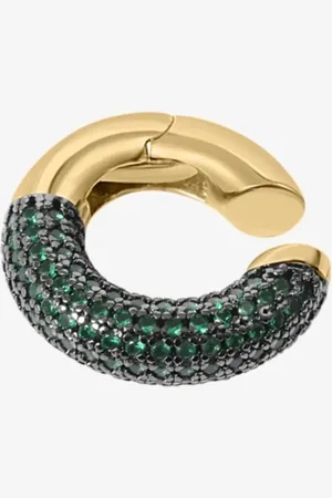 Margot Bardot Alba Ear Cuff Green