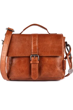 Genicci HANDTAS CUM CROSSBODY HORIZON BRUIN