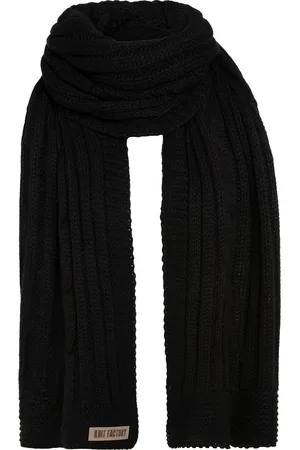 Knit Factory Elin Gebreide Sjaal Dames & Heren - Warme Wintersjaal - Grof gebreid - Langwerpige sjaal - Wollen sjaal - XXL sjaal - Heren sjaal - Dames sjaal - Unisex - - 200x50 cm