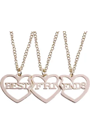 Kasey Vriendschapsketting - BFF ketting - Hartjes - Rose Goud