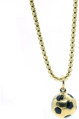 IBIZA MEN MENS JEWELLERY IbizaMen KIDS - Jongens - ketting - voetbal - RVS - - 60cm