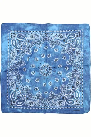 Fako Fashion Paisley Bandana - Tie Dye - Acid Wash
