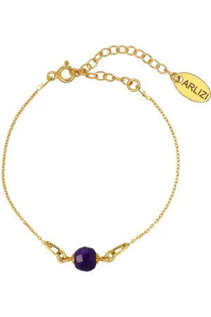 ARLIZI 2061 Armband amethist - verguld - 19 cm