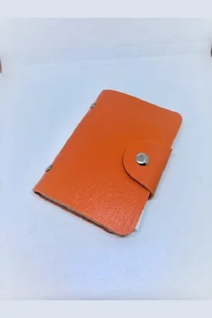 Merkloos Luxe lederen creditkaart/pasjeshouder. .