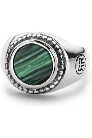 Rebel & Rose Rebel&Rose - Ring Women Round Malachite