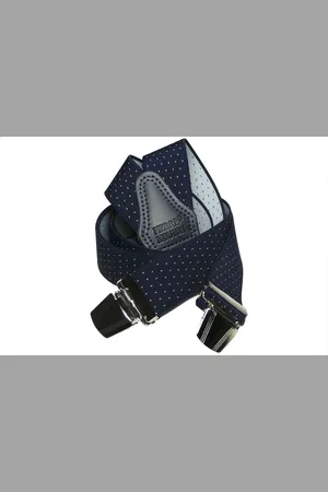 Pierre Mouton Pin-point Bretel - Bretels - Volwassenen - Heren - - 140cm - 3 brede clips - XL - XXL