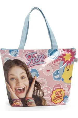 Merkloos Strandtas voor kinderen 40 x 52 cm - Strandshoppers voor meisjes