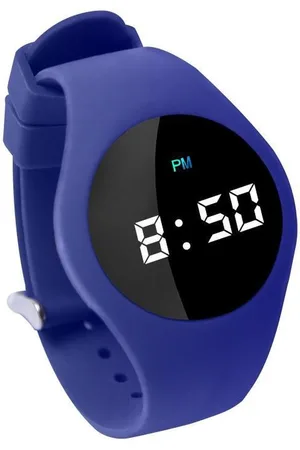 Lazy Cat Kinderhorloge - Countdown Timer - Touch Screen - Blauw