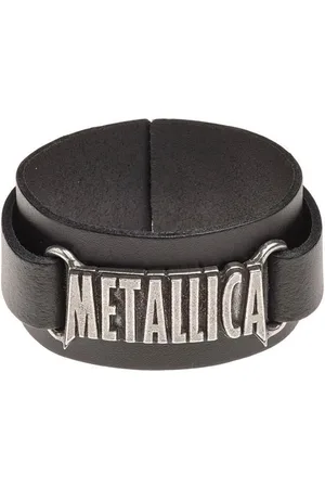 Alchemy Metallica - Logo Polsband - Zilverkleurig/Zwart