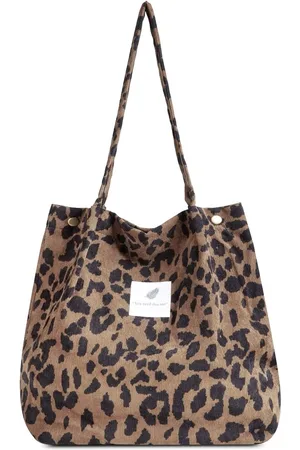 Merkloos Grote schoudertas, damesschoudertas, canvas tas, draagtas voor dagelijks gebruik, kantoor, schoolreisje en winkelen