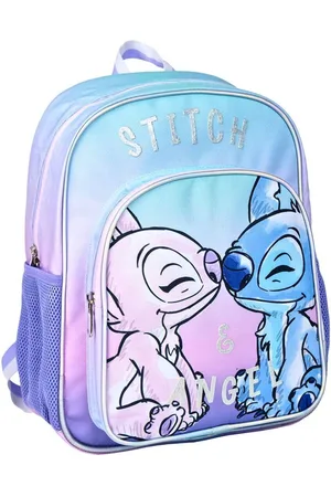 Cerdá Disney Stitch en Angel Rugzak Meisjes 2 Vakken - Hoogte 38cm