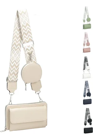 Fana Bags Portemonnee Tas - Kleine Dames Schoudertas - Telefoontas - Clutch - Brede Band - Festival Tasje