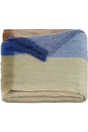 Alpaca Loca Gestreepte Sjaal - 200 x 65 cm - , Beige
