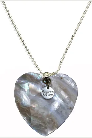 Heaven Eleven Edelstaal ballchain met mozaik hart