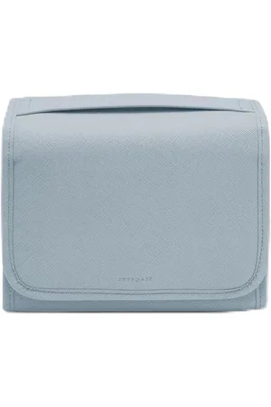 Merkloos Hangende Waszak voor op reis in Dusky Blue Kleur