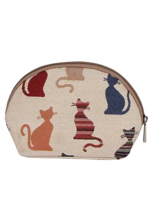 Signare Make Up Tasje - Gobelin - Cheeky Cat