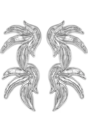 Margot Bardot Brenda Leaf Oorbellen Silver
