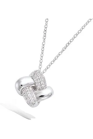 Cataleya Jewels AG925 Knot Zilveren Ketting 44cm