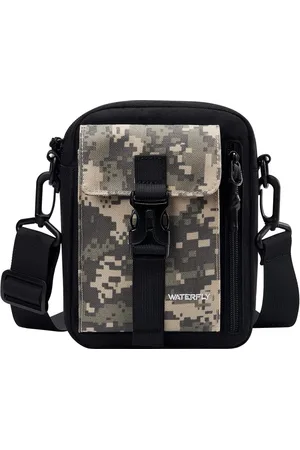 Merkloos Schoudertas Schoudertas Messenger Bag: Herentas om te hangen Klein Heren Mobiele Telefoon Sling Tas Mannen Schoudertas Crossbag Borstzak Dames Crossbody Mobiele Telefoon, camouflage, .