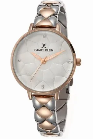 Daniel Klein DK.1.12406-4 - Horloge - Analoog - Dames - Vrouwen - stalen band - Zilverkleurig - Rosékleurig