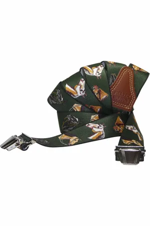 Pierre Mouton Horses Bretel - Bretels - Volwassenen - Heren - - 140cm - 3 brede clips - XL - XXL
