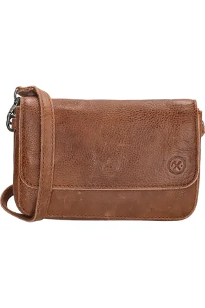 Hide & Stitches Paint Rock Crossbody Schoudertas - 100% Leder - Met flap - - 100% Leer
