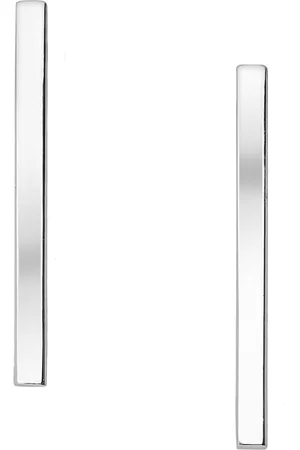 EAR IT UP Oorbellen - Bar - Push back oorknopjes - 925 sterling - 20 x 1,5 mm - 1 paar