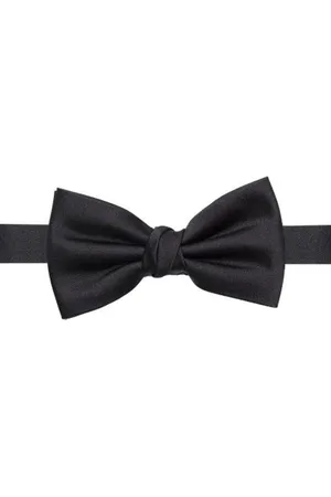 Merkloos Donker grijze Vlinderdas - Satijn - Verstelbare Vlinderstrik Antraciet grijs - Grey Bow Tie