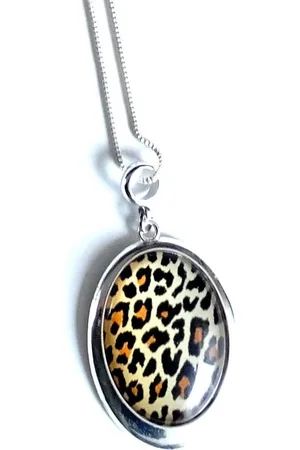 2 Love It Luipaard Silver - Ketting
