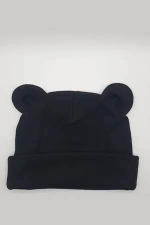 Jendi Babymutsje newborn BEERVORM - beren oortjes beanie