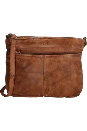 Hide & Stitches Paint Rock Crossbody Schoudertas - 100% Leder