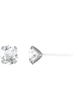 Zilver Oorstekers met Zirkonia - Oorbellen - Silver Earrings - Sterling en - 7mm