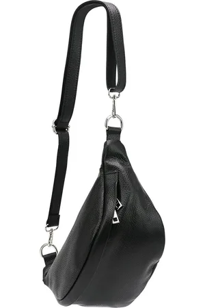 Merkloos Marie G528 Heuptas - middelgroot crossbody model - 32 x 17 cm - zwart - voor festivals en reizen